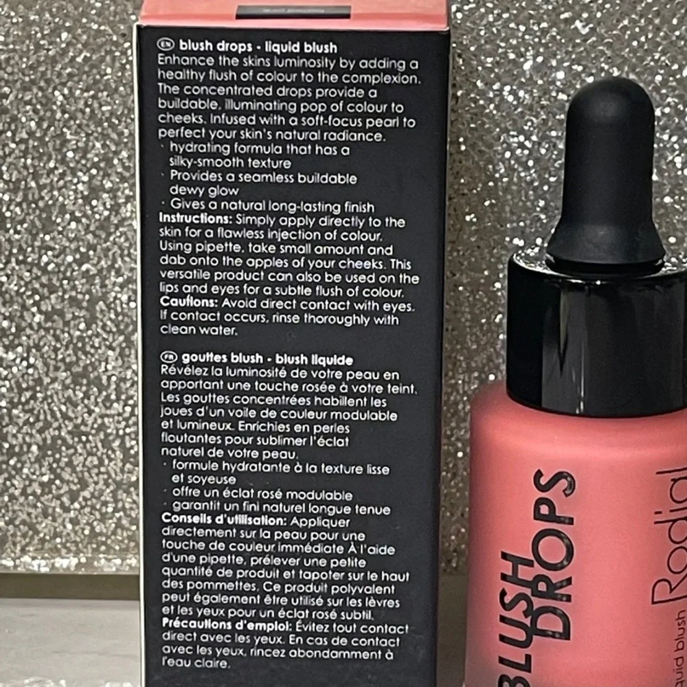 Rodial Liquid Blush Drops in Frosted Pink